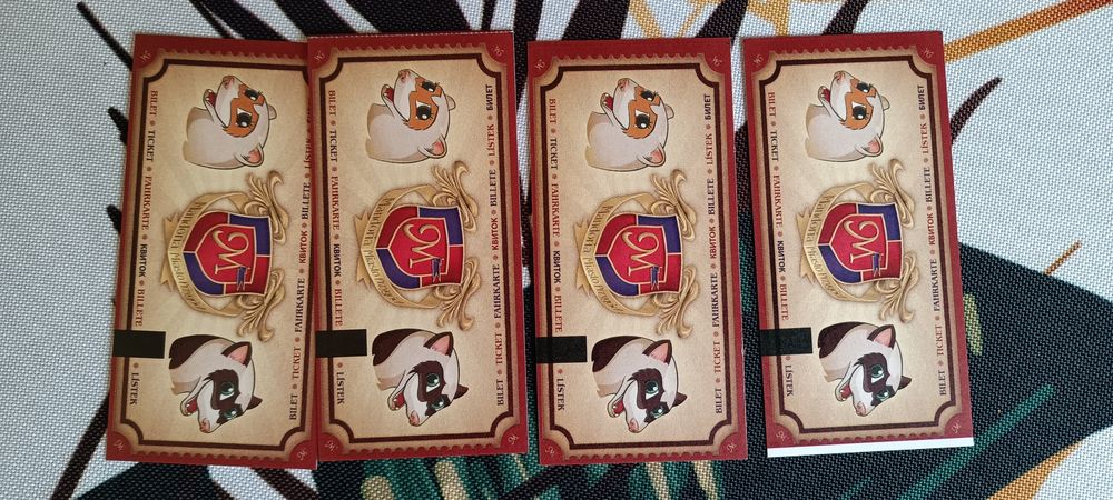 Bilety Mandoria -4szt