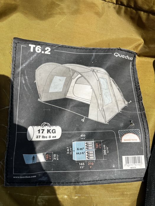 Tenda familiar T6.2 Quechua