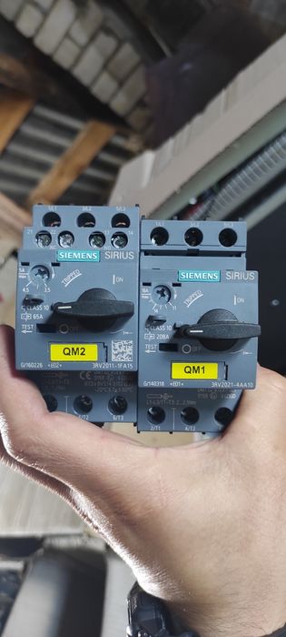 Автомат  захисту двигуна Siemens SIRIUS 3RV2011-1FA15.