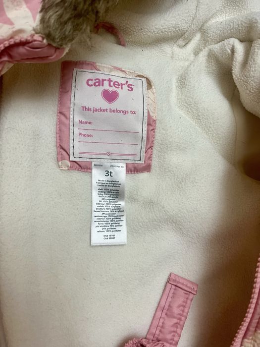 Зимовий комбінезон і куртка Carters р.93-98