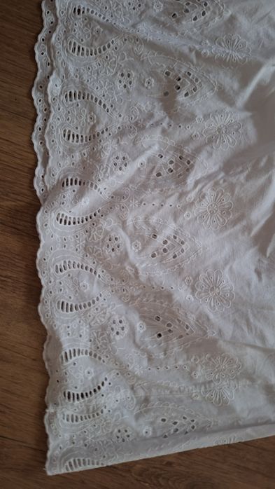 Sukienka Zara biała boho 100 % bawełna haft 36/38