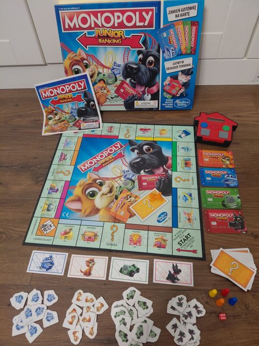 Gra MONOPOLY Junior Banking z terminalem płatniczym!