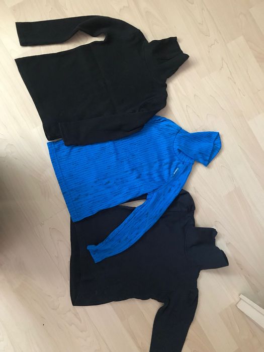 Zestaw: golf z długim rękawem i sukienka sztruksowa