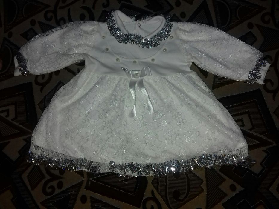 Новогоднее платье снежинка, принцесса