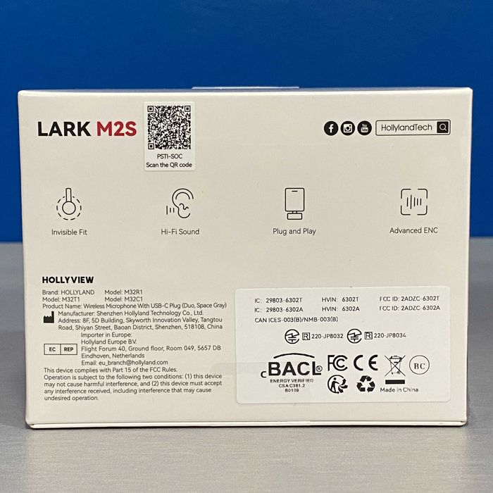 Hollyland Lark M2S USB-C (SELADO - 3 ANOS DE GARANTIA)