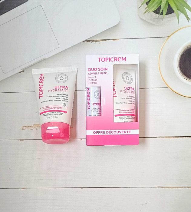 Topicrem крем для рук, бальзам для губ