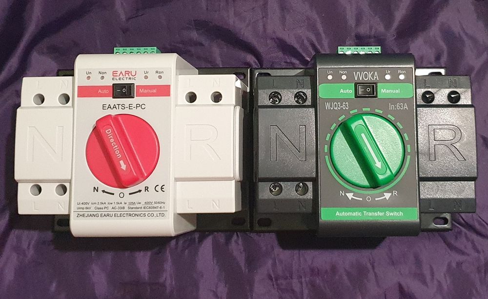 АВР автомат введення резерву EARU  VVOKA 63А ідеально для генератора