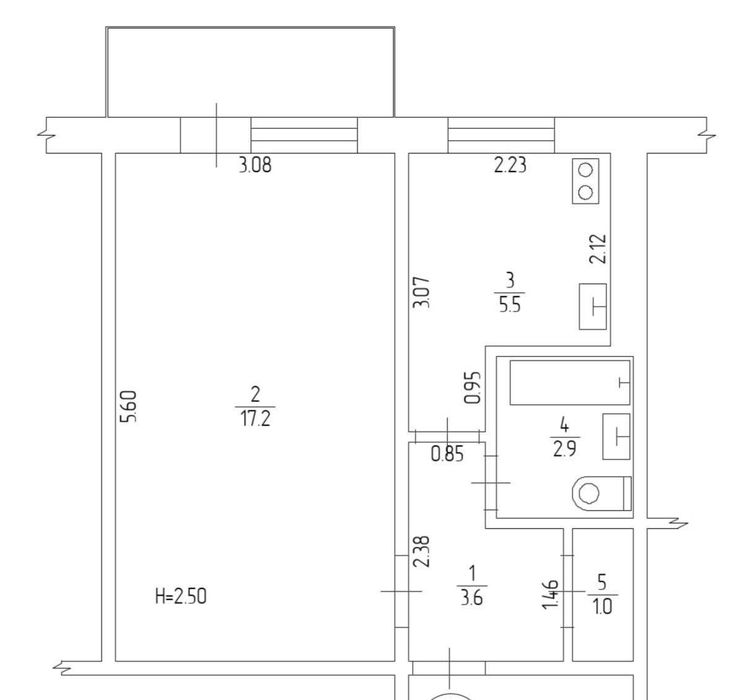 Продам 1 к квартиру, пр. Л. Ландау, коммунальный рынок