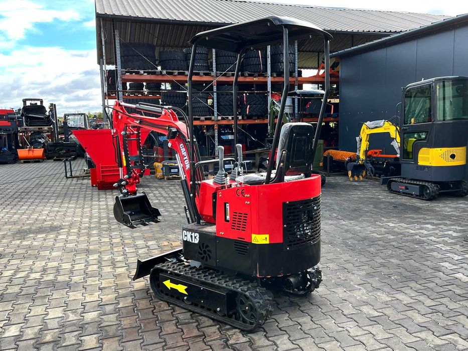Minikoparka gąsienicowa Captok CK13 1000 kg 1 tona benzyna