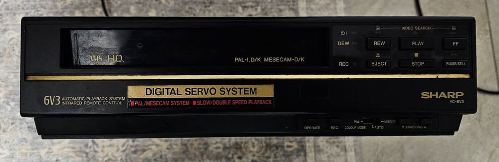 Dwa Magnetowidy VHS Sharp