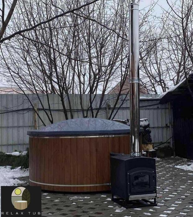 Вуличне джакузі. Чан на дровах. Купель з підігрівом.