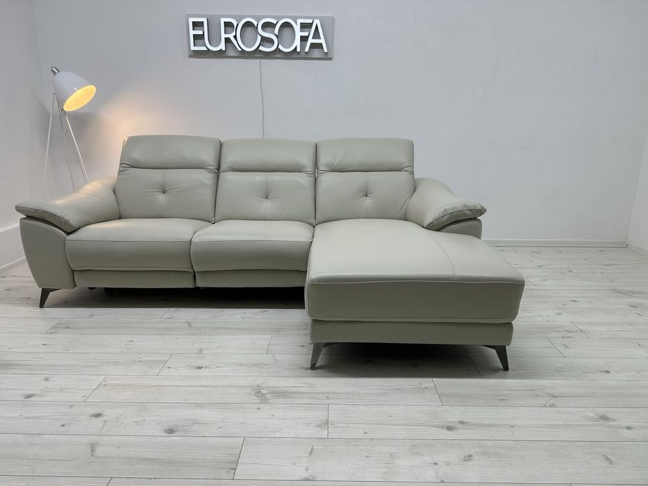 Шкіряний електро реклайнер з Європи