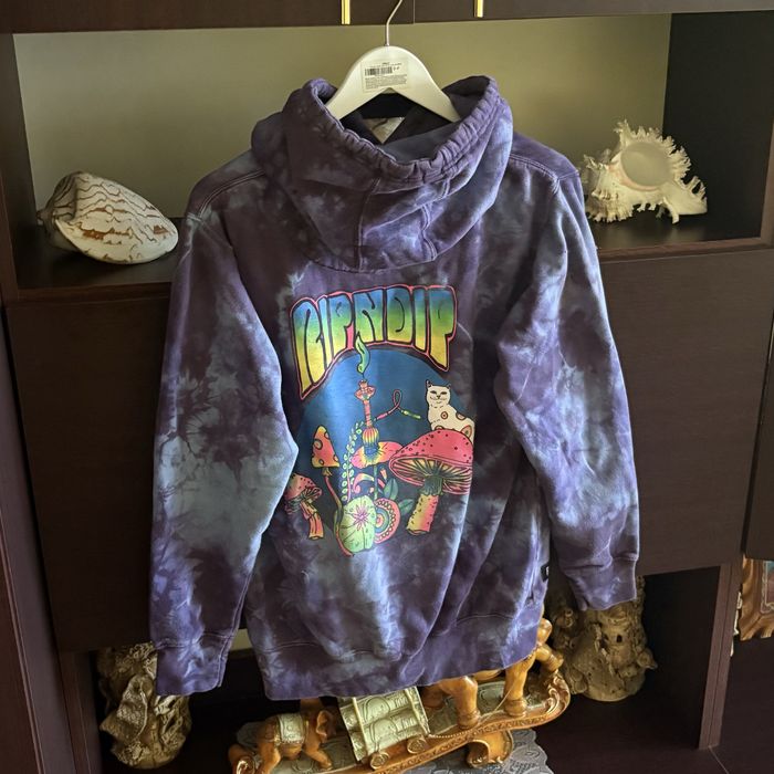 Худі Ripndip оригінал кофта тай-дай з котом Nermal розмір S