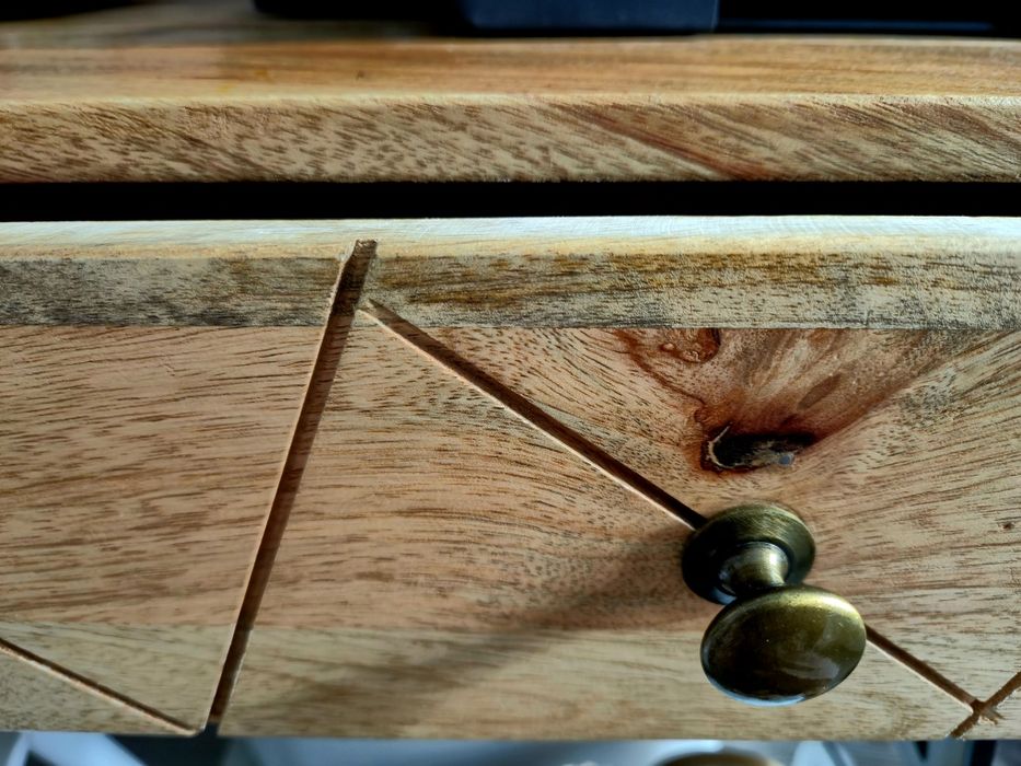 Biurko drewniane - z drewna mango