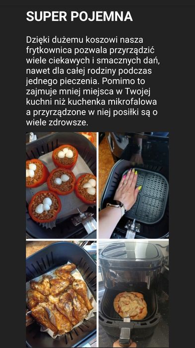 Airfryer na gwarancji