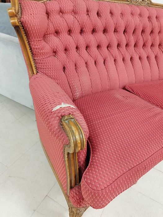 Sofa stylowa Ludwik xv   idealna baza do  renowacji,projekt DIY