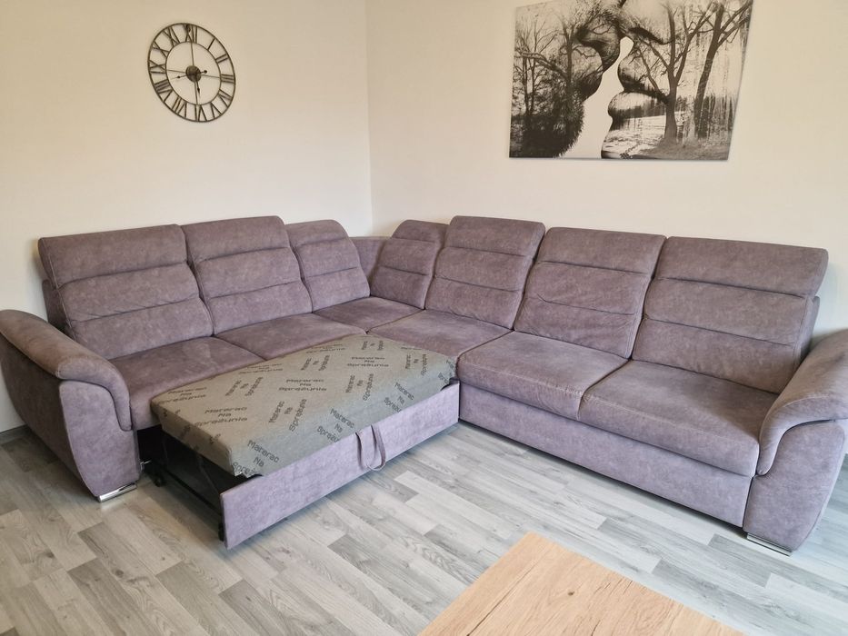 Narożnik z funkcją spania, rogówka