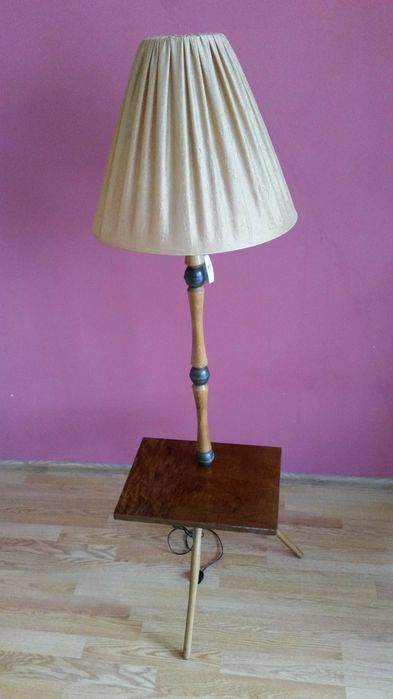 Lampa podłogowa stojąca PRL