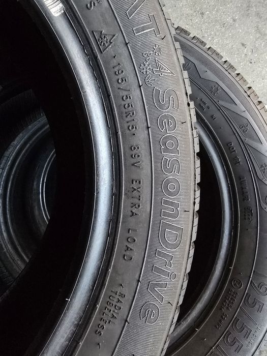 Sprzedam Jak Nowe 4 opony 195/55 15" Ceat wielosezonowe 99% 2022r