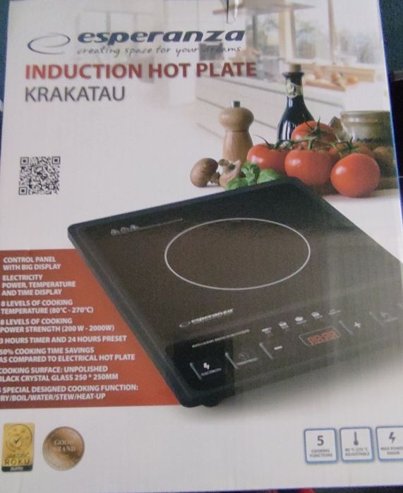 Placa de indução portátil