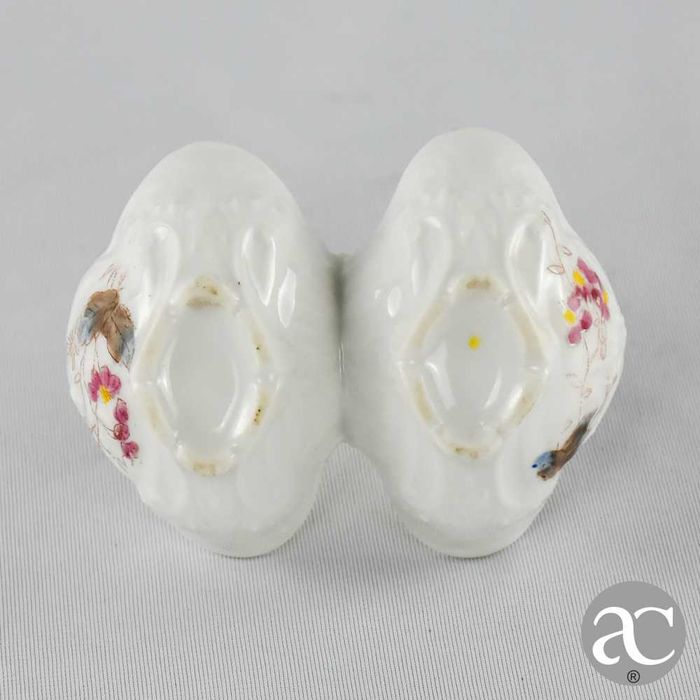 Especieiro / Saleiro de mesa em porcelana europeia, séc. XIX