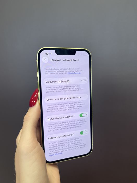 RATY 0% iPhone 14 128 GB BATERIA 100% GWARANCJA 12 miesiecy !!!