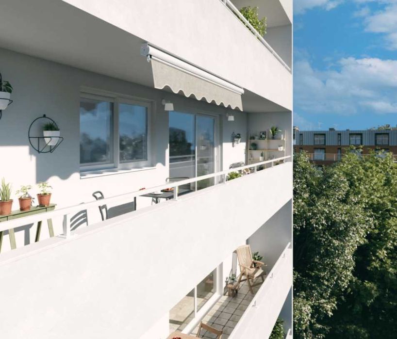 toldo manual semi caixa 2.5x2.5cm beje