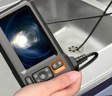 Endoskop inspekcyjny FULL HD 1080p 5 m Wyświetlacz IPS 4,3 LED CMOS