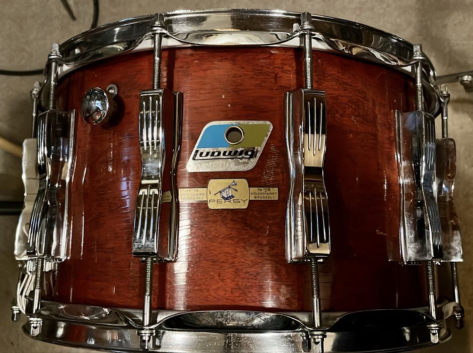 Tarola Ludwig colisseum 14”x8” anos 80