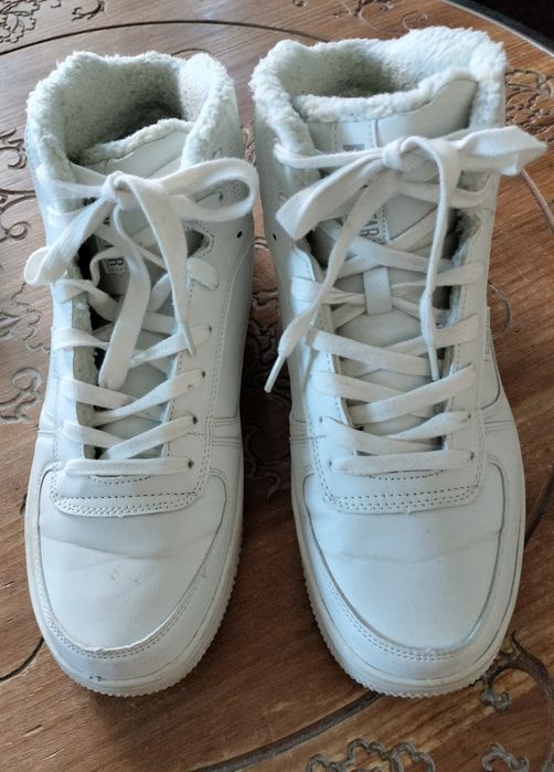 Trampki męskie ocieplane białe Big Star BB174205 - biały