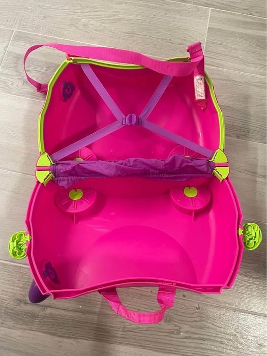 Mala de viagem infantil Trunki cor-de-rosa