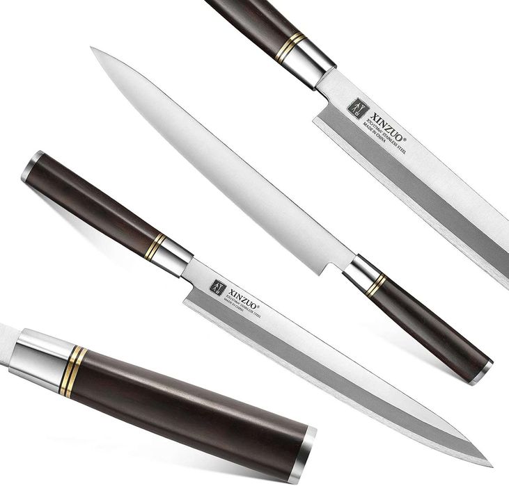 XINZUO Yanagiba 27 cm Nóż Sashimi Sushi Japoński do Ryb Stal Nierdzewna