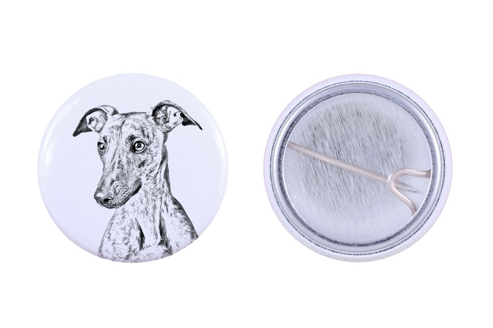 Whippet przypinka z psem mała Art-Dog