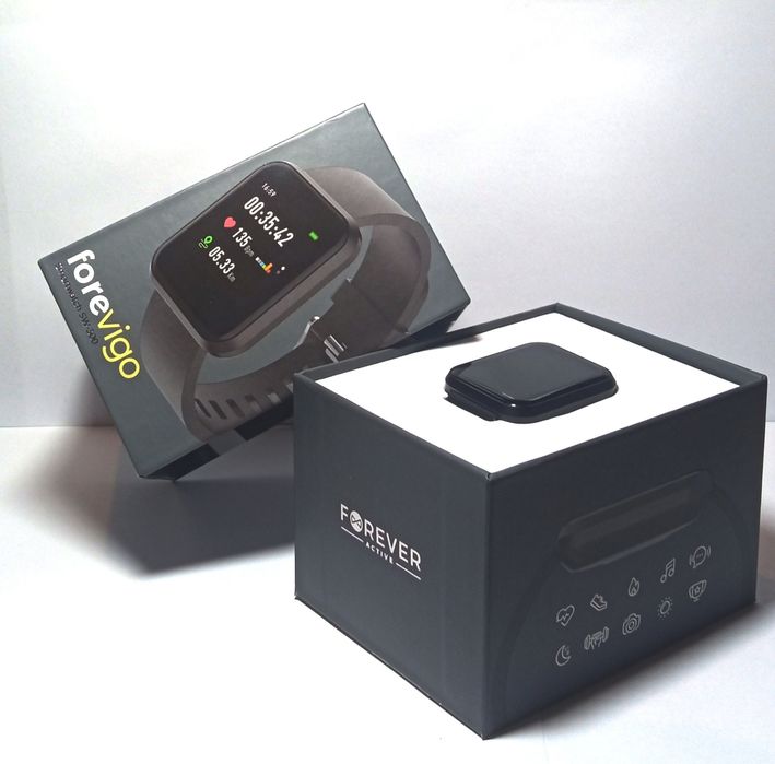 Forever, Smartwatch, ForeVigo SW-300, czarny