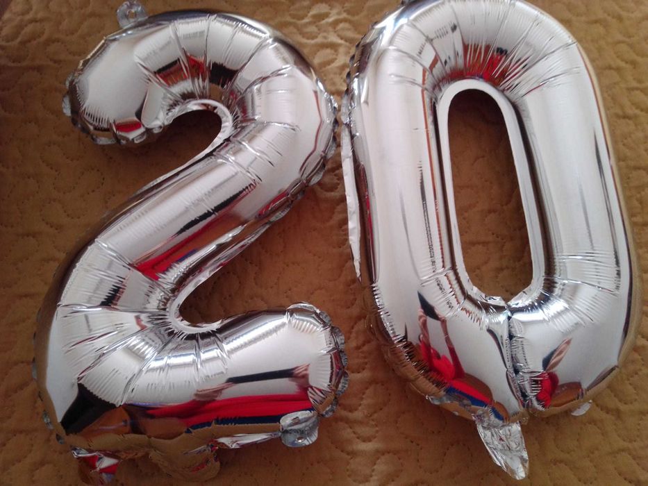 Balões Aniversário 20 apenas 1€ para desocupar