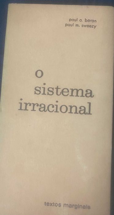 livro o sistema irracional paul baron e
