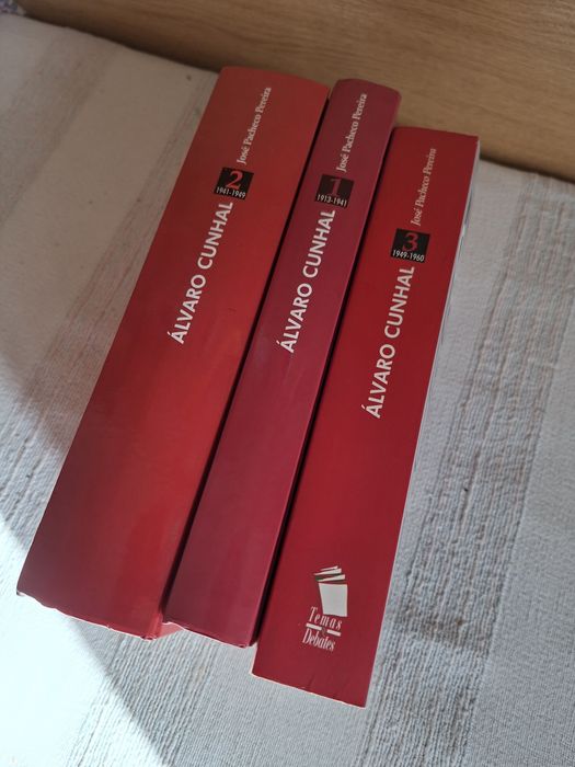 A biografia política de Álvaro Cunhal em três volumes Pacheco Pereira