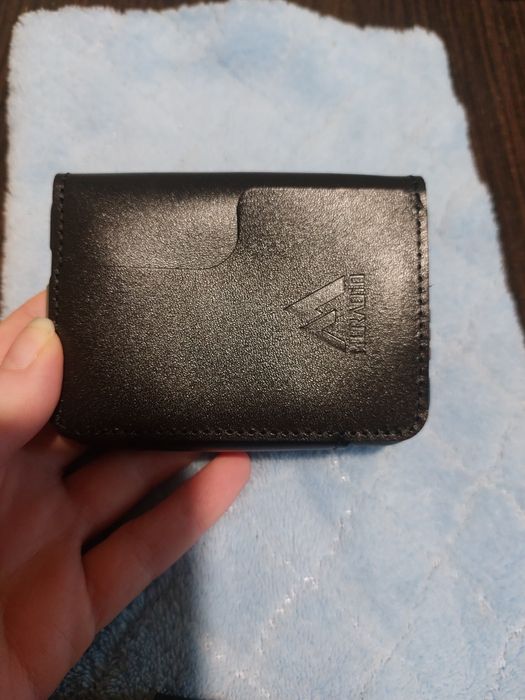 Гаманець, картхолдер чоловічий. Натуральна шкіра, новий