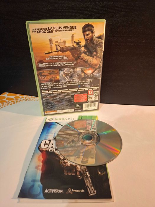 Call of Duty: Black Ops [FR] para Xbox 360 em bom estado geral. Jogo completamente em francês