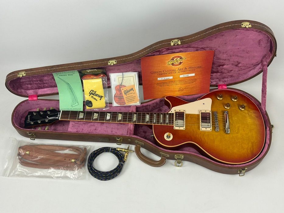Gibson Les Paul Custom Shop Standard 1959/59/R9/LPR9 Quilt Top (2005 р., mint, 6500$)