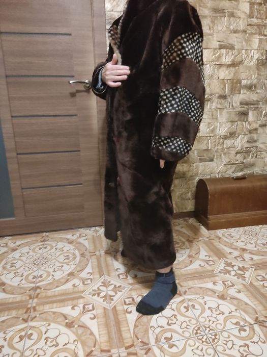Шуба натуральная Мутон.