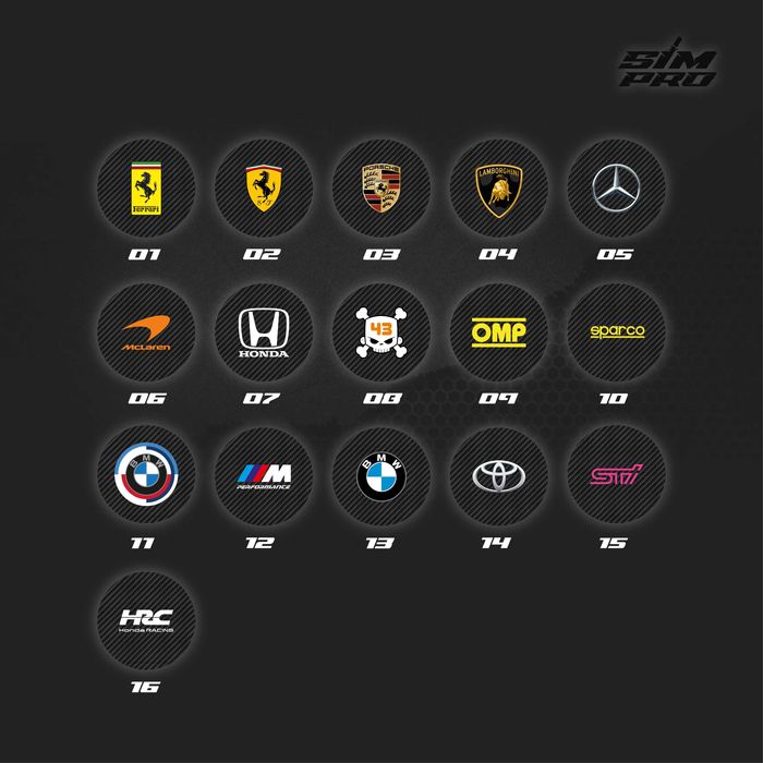 Naklejka z LOGO na środek kierownicy Logitech G29 / G920