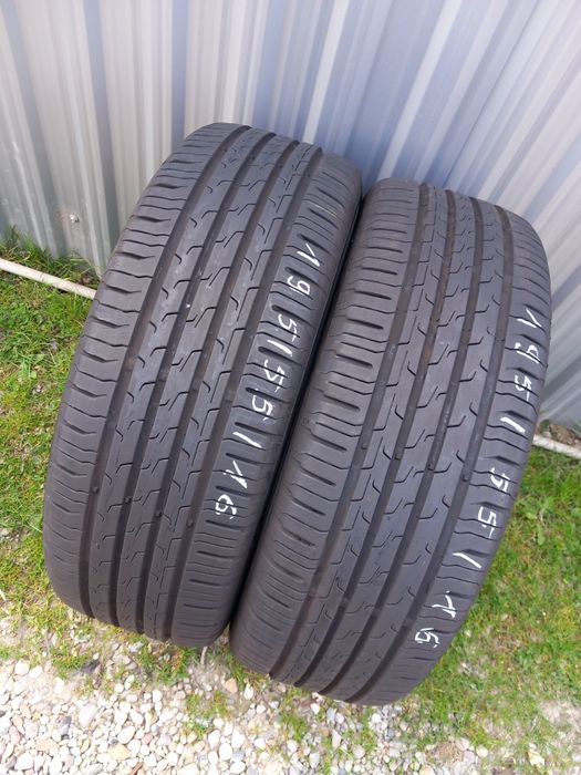 2x Opony Używane Letnie 195/55R16 Continental
