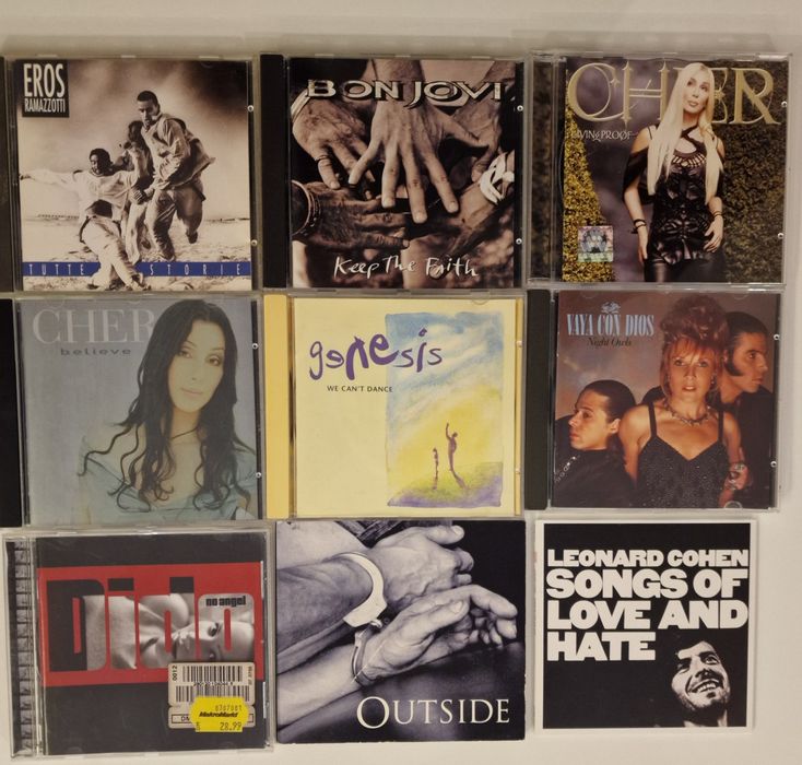 Płyty CD [pop, rock, jazz, instrumentalne, klasyczne)