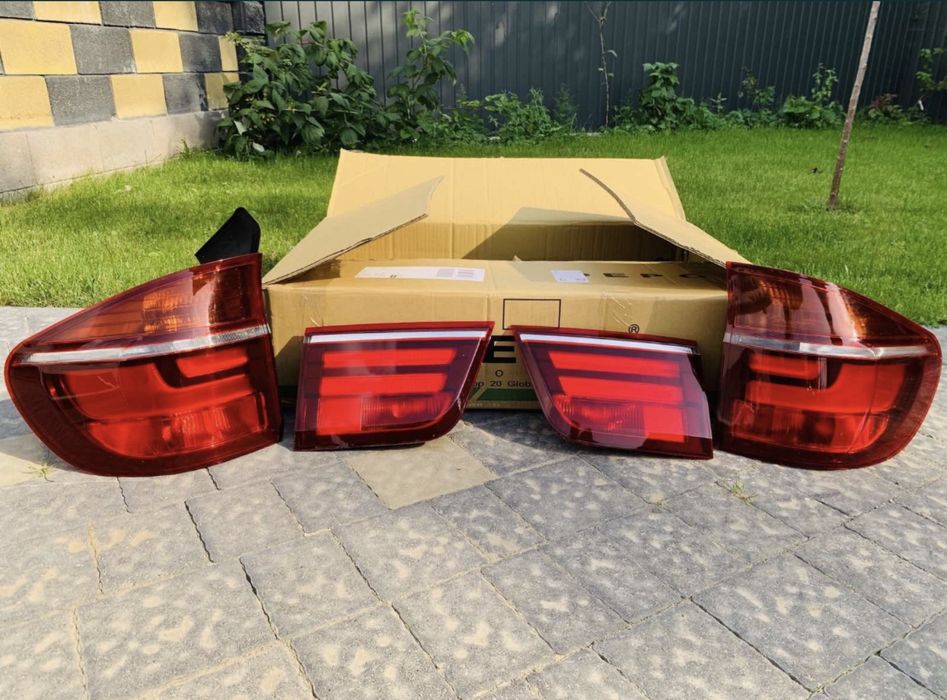 Задняя оптика Стопы фары BMW E70 X5 фонари бмв е70 рестайл красные 123
