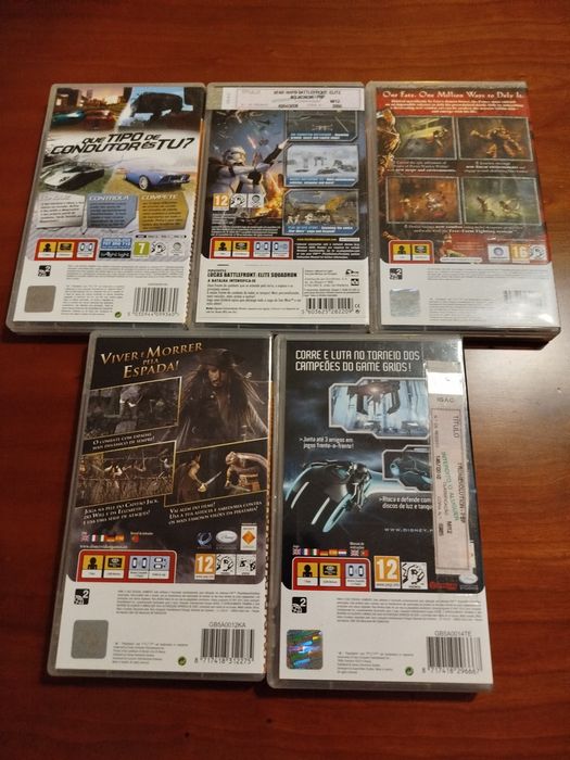 jogos xbox one/ wii/psp/Play station 2