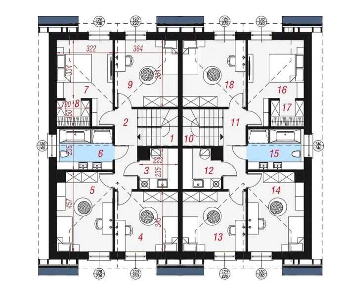 Halinów-Kazimierów bliźniak 145m2, działka 400m2- cena 1050 000zł