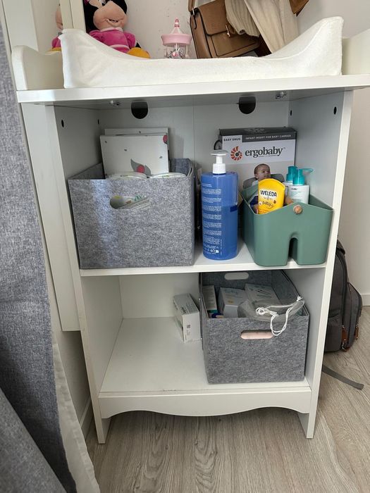 Trocador de fraldas IKEA SMÅGÖRA + almofada com forra (novas!)