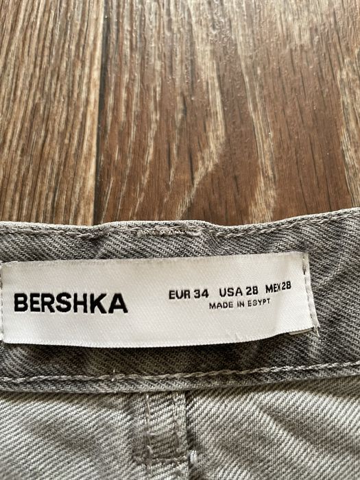 джинсы бершка серые