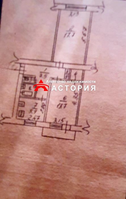 2-кімнатна квартира з роздільними кімнатами